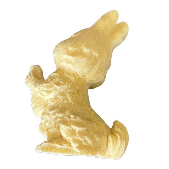 Sculptor A. Santini Bunny Rabbit 4" Ivory White Made In Italy Classic Figure VTG - Picture 1 of 12